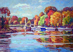 Painting by Bill Schmidt